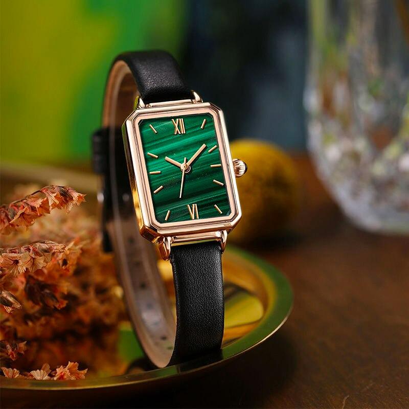 Fluette Steel Green, Rose Gold Color - Magnus Watch
