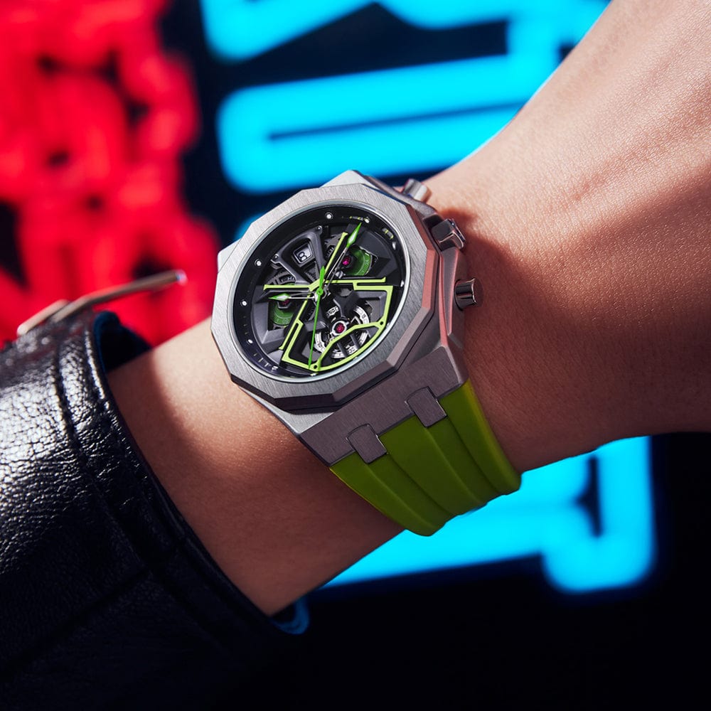 The Voyager Elite - Green (42mm) - Magnus Watch